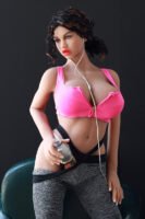 166cm (5ft 5.4in) Love Sports Girl Muscular Sex Doll