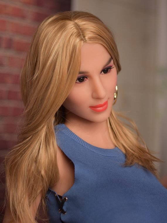 165cm 5ft 5in Smile Face Big Boobs Real Doll With Blonde Hair Sex