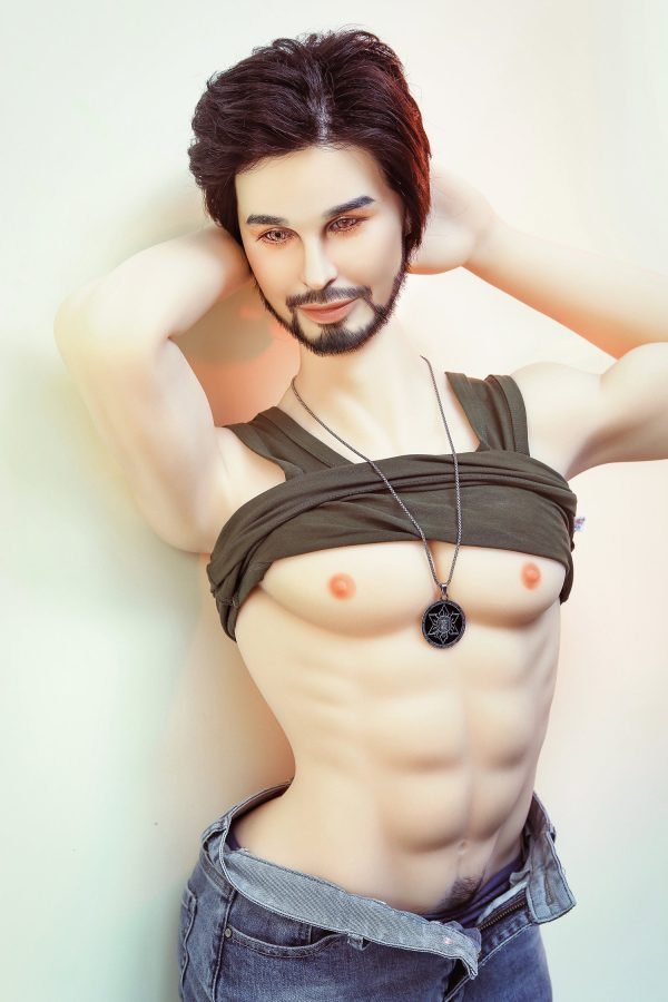 John - 162cm (5ft 3.8in) Realistic TPE Male Sex Doll with Sexy Beard