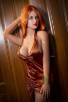 158cm (5ft 2.2in) Red Hair Gorgeous Lady Realistic TPE Adult Doll
