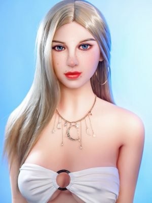 165cm (5ft 5in) Blonde Hair Deep Eyes Slim Lady Realistic Sex Doll