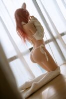 Asia 160cm Lovely Pink Hair Big Breast Lifelike Sex Doll - Natalie